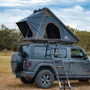 Hard Shell Rooftop Tent 2-Person Four-Season Waterproof Camping Shelter for Jeep SUV Truck