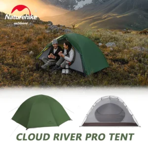 Ultralight 2-Person Waterproof Tent with Double Layer for Four-Season Backpacking and Hiking