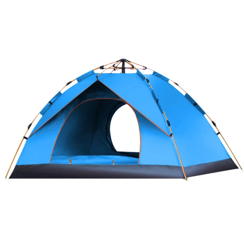 Instant Pop Up 2-Person Camping Tent Waterproof Polyester with Aluminum Poles for Outdoor Adventures - Image 8