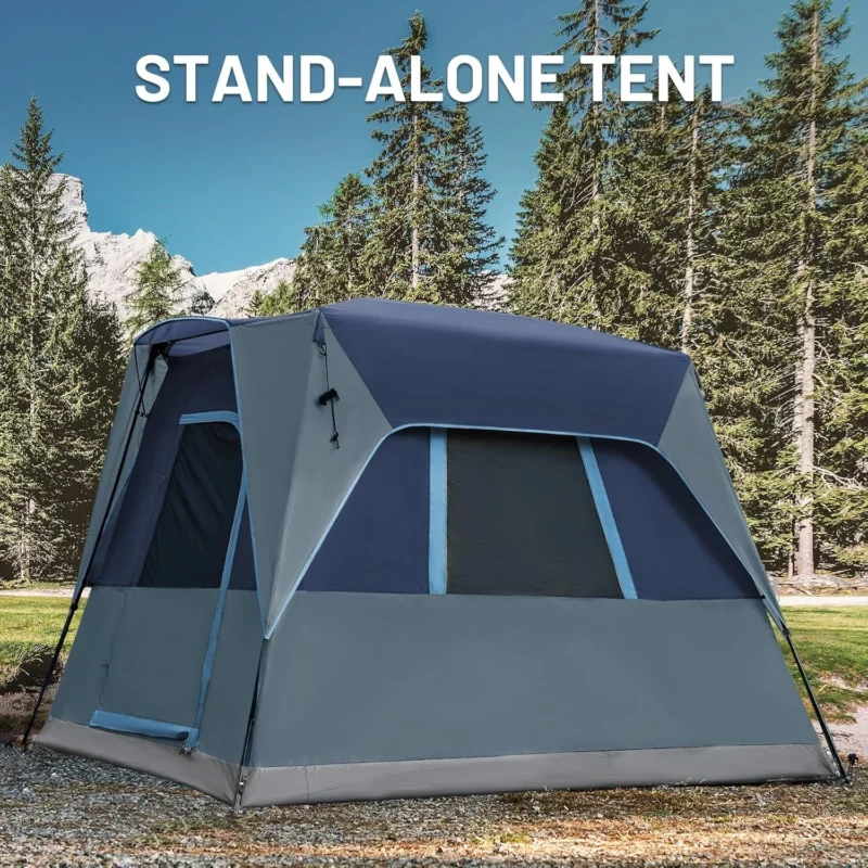 Spacious 5-Person SUV Tent with Detachable Movie Screen and Weather Protection for Family Camping Adventures - Image 4