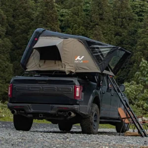 Hardshell Rooftop Tent Two-Person 4-Season Camping Shelter with Quick Automatic Opening for Overland Adventures