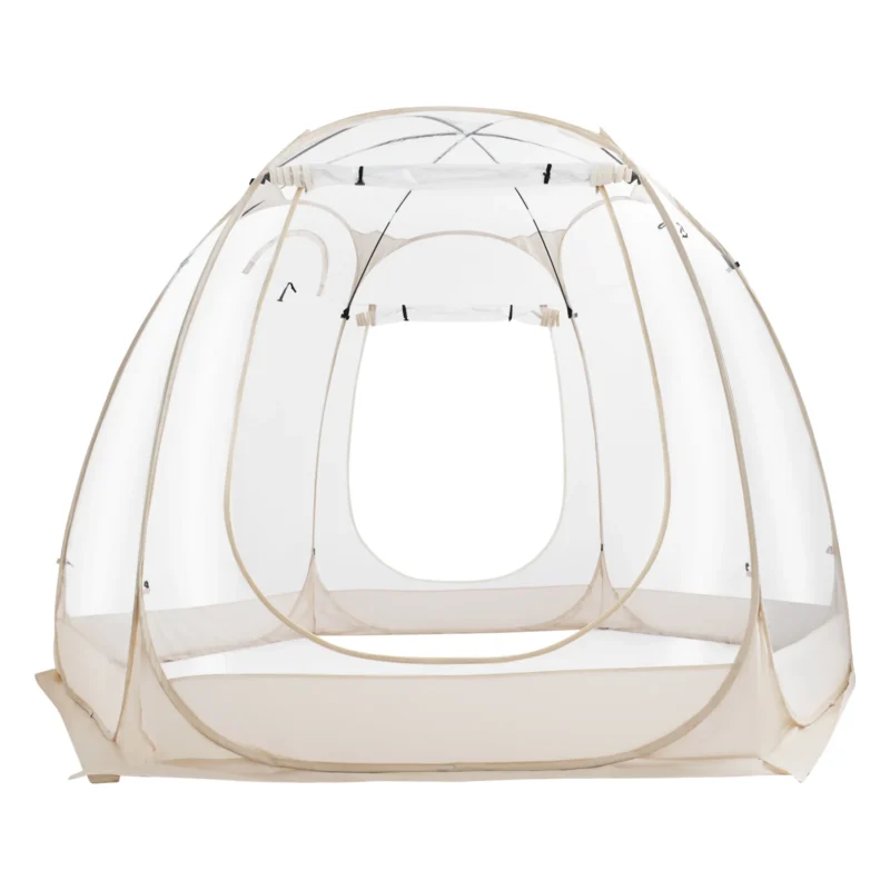 Transparent Bubble Dome Tent for Garden and Camping with Clear PVC Cover 10x7 Feet - Image 2