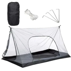Ultralight Mesh Dome Tent with Mosquito Protection for Summer Camping 2.1m x 1.3m