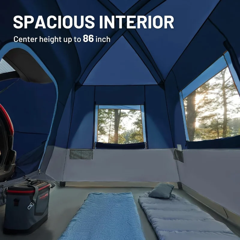 Spacious 5-Person SUV Tent with Detachable Movie Screen and Weather Protection for Family Camping Adventures - Image 5