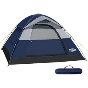 Spacious 2-Person Dome Camping Tent with Waterproof Rain Fly for Easy Setup Outdoor Adventures