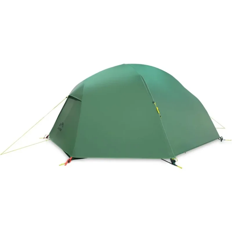 Ultralight Aluminum 2-Person Backpacking Tent with Nylon Shell for 3-Season Hiking Adventures - Image 2