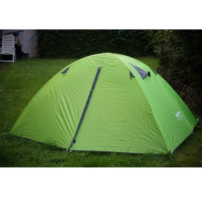 Ultralight Double Layer 2-Person Dome Tent with Aluminum Poles for 3-Season Hiking and Camping - Image 5