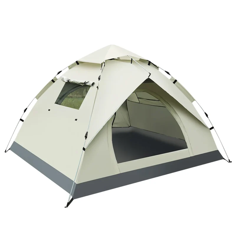 Ultralight Double Layer 2-Person Instant Tent with Fiberglass Frame for Hiking Camping Travel - Image 7