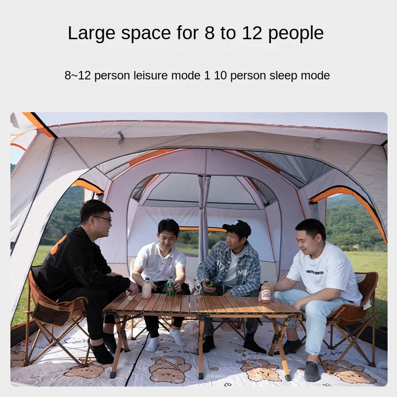 Double-layer tent designed for extreme weather insulation