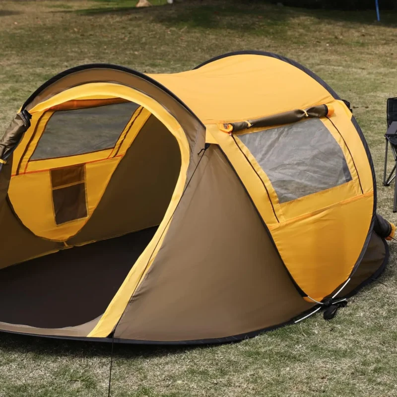 Instant Pop-Up 2-Person Camping Tent with Double Doors for Backpacking and Beach Trips - Image 3