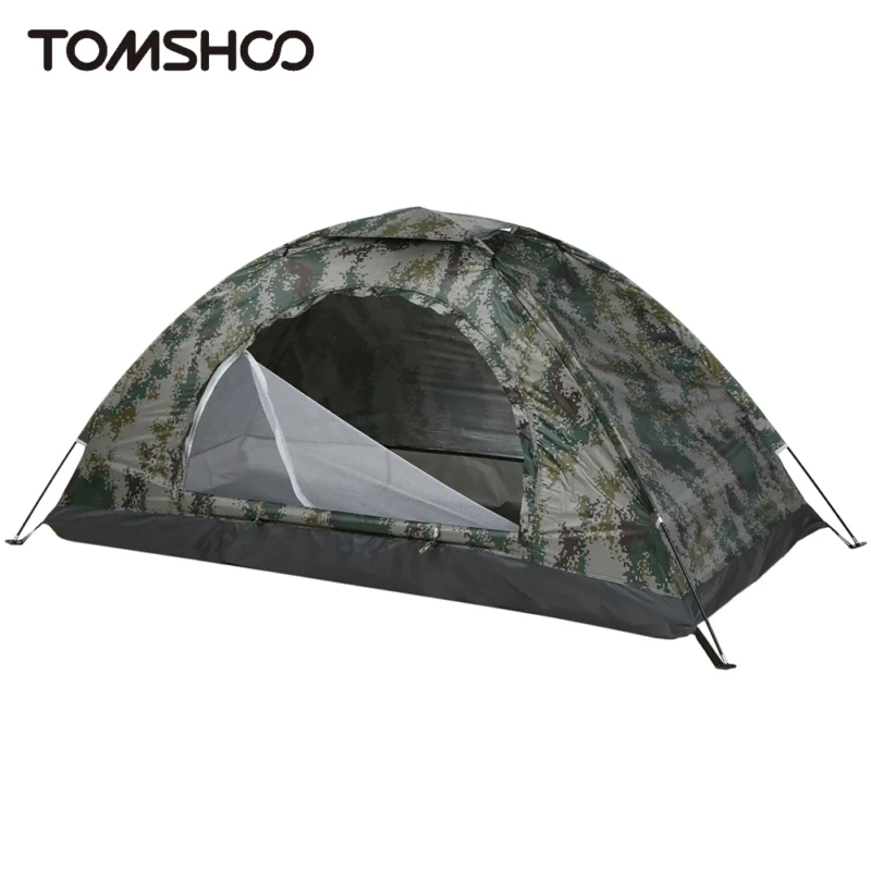 Ultralight 2-Person Summer Camping Tent with Single Layer Nylon Construction and UV Protection for Hiking and Outdoor Adventures