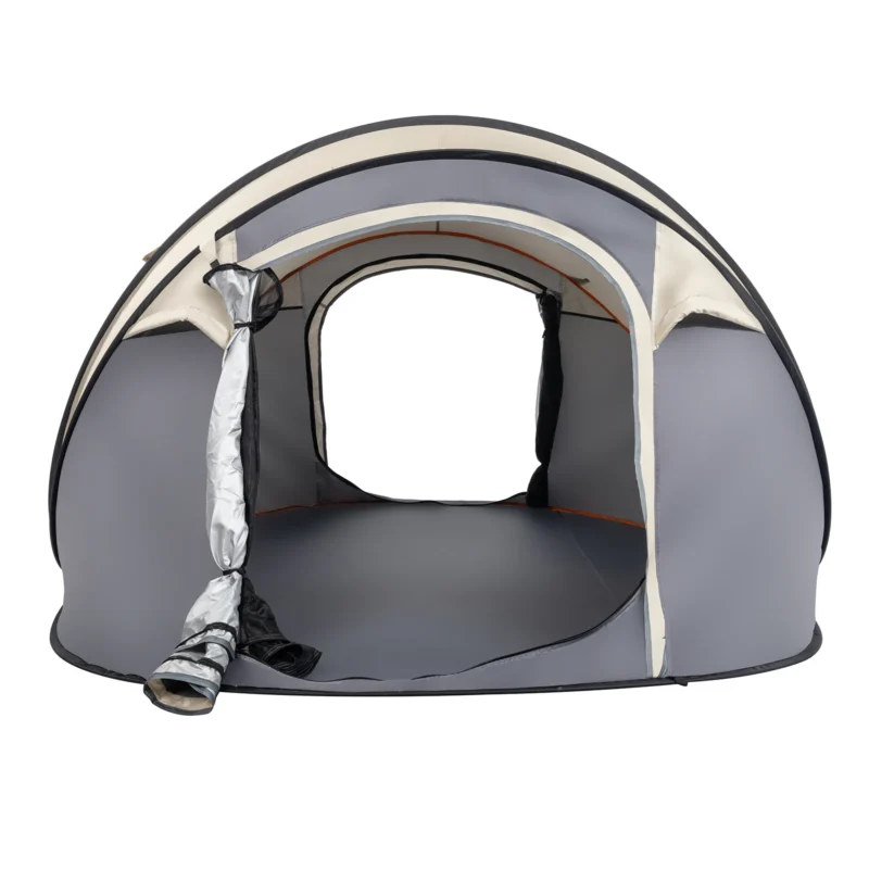 Ultralight Pop-Up 2-Person Tunnel Tent with Fiberglass Poles for Four-Season Camping - Image 5