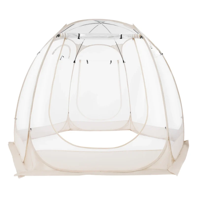 Transparent Bubble Dome Tent for Garden and Camping with Clear PVC Cover 10x7 Feet - Image 3