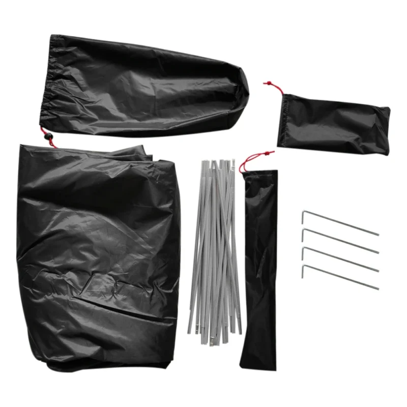 Ultralight 2-Person Mosquito Net Tent with Aluminum Poles for Bug-Free Camping Adventures - Image 6