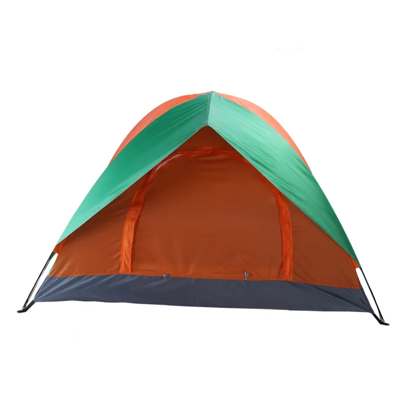 Double Layer Dome 2-Person Camping Tent with Carbon Fiber Poles for Outdoor Adventures - Image 3