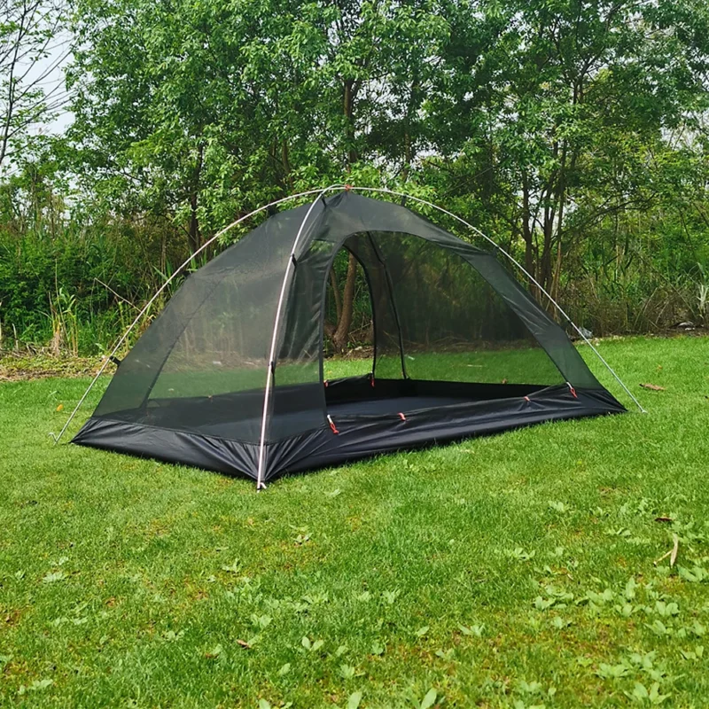Ultralight 2-Person Mosquito Net Tent with Aluminum Poles for Bug-Free Camping Adventures - Image 4
