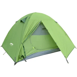 Ultralight Waterproof 2-Person Dome Tent with Double Layer for 3-Season Backpacking and Hiking