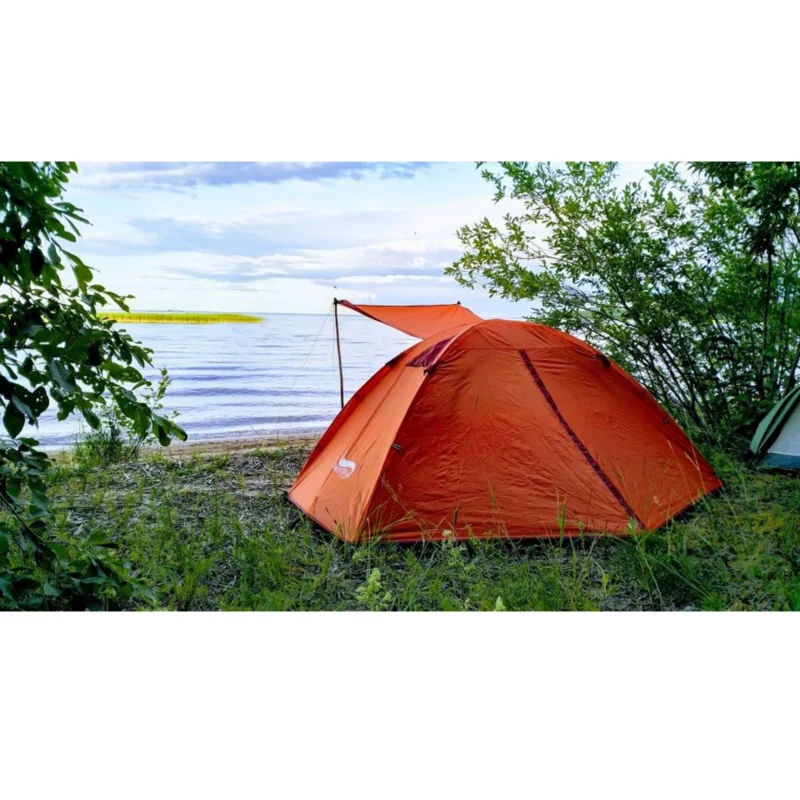 Ultralight Waterproof 1-Person Hiking Tent Double Layer Three-Season with Aluminum Poles for Backpacking - Image 6