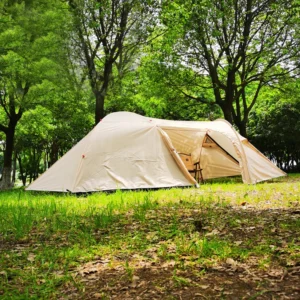 Ultralight Waterproof 3-Person Camping Tent with Double Layer and Separate Living Room