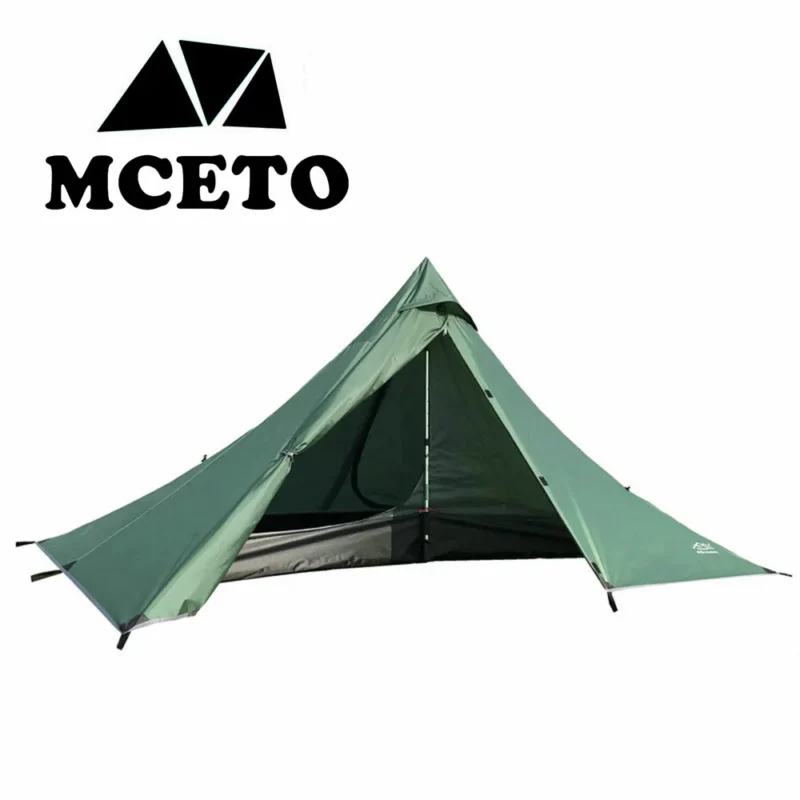 Ultralight Single Person 4-Season Backpacking Tent with Vestibule and Double Layer for Outdoor Adventures