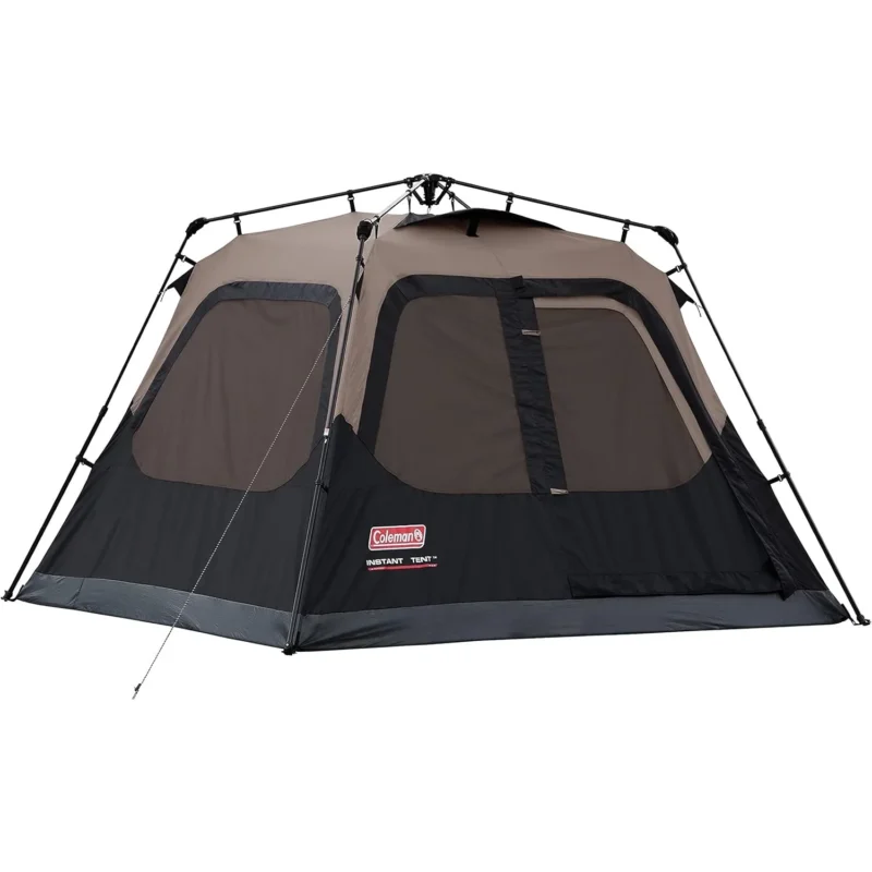 Instant Setup 4-Person Weatherproof Camping Tent with Double-Thick Oxford Fabric and Aluminum Poles