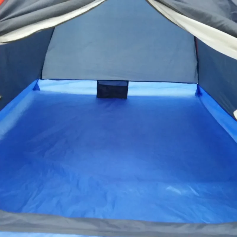 Lightweight Aluminum Pole 2-Person Single Layer Camping Tent with Carry Bag for 3-Season Outdoor Adventures - Image 4