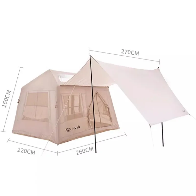 Fast setup automatic camping tent for outdoor adventures