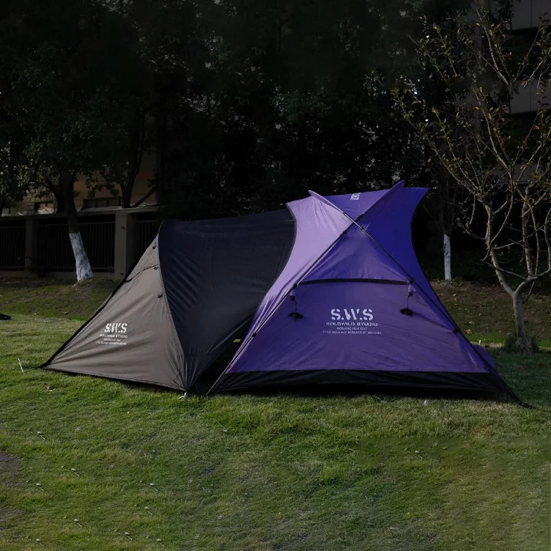 Ultralight Waterproof 2-Person Backpacking Tent with Double Layer for 3-Season Hiking - Image 5