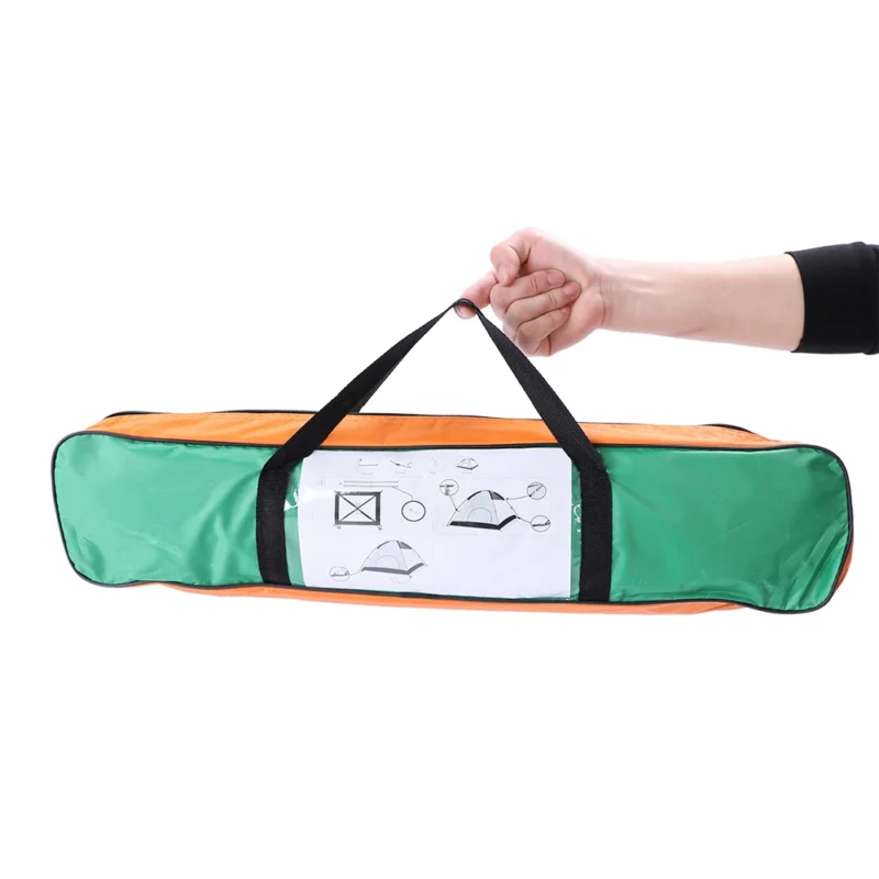 Double Layer Dome 2-Person Camping Tent with Carbon Fiber Poles for Outdoor Adventures - Image 6