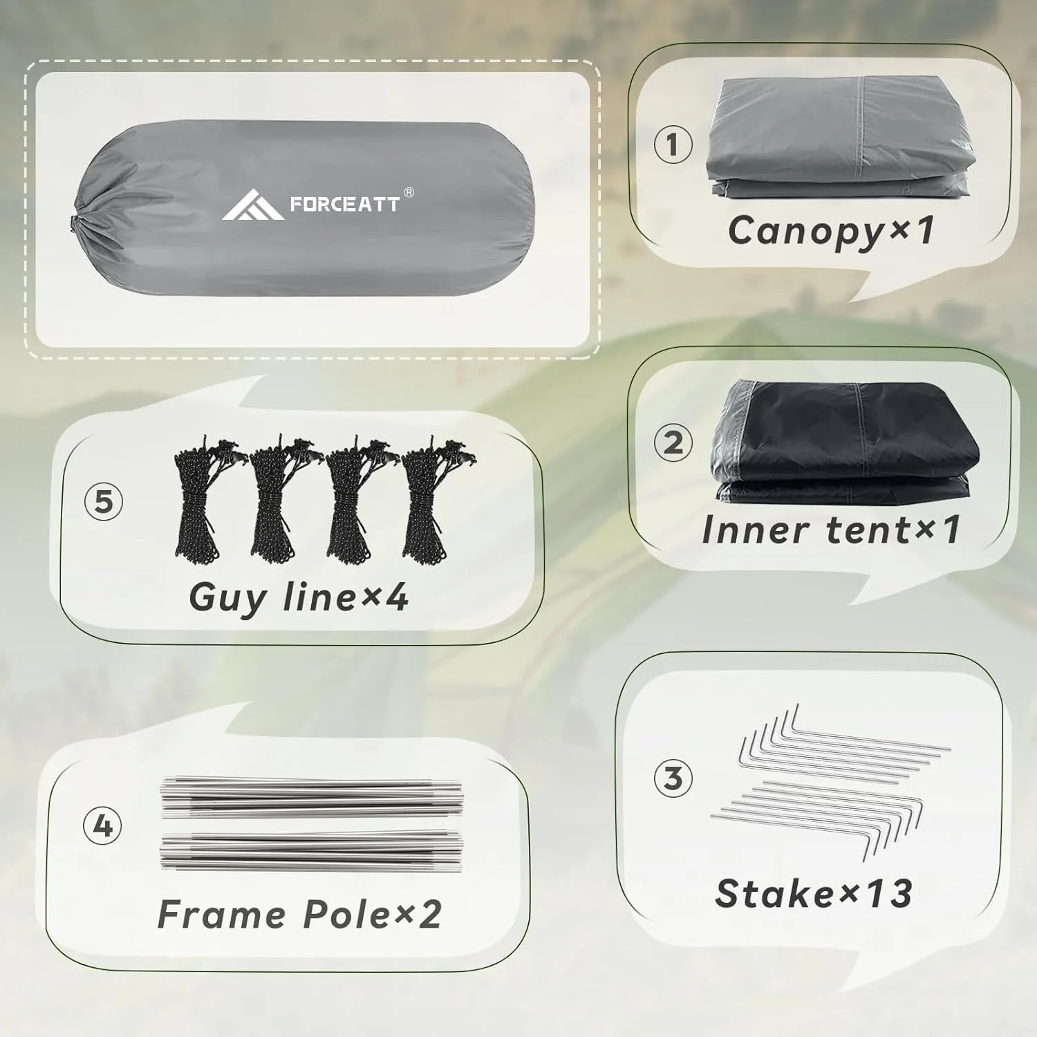 Weather management features of trekking pole shelters showing ventilation systems