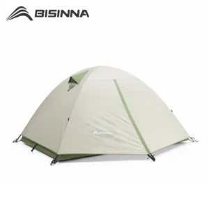 Ultralight Double Layer 2-Person Backpacking Tent with Aluminum Poles for Hiking and Camping