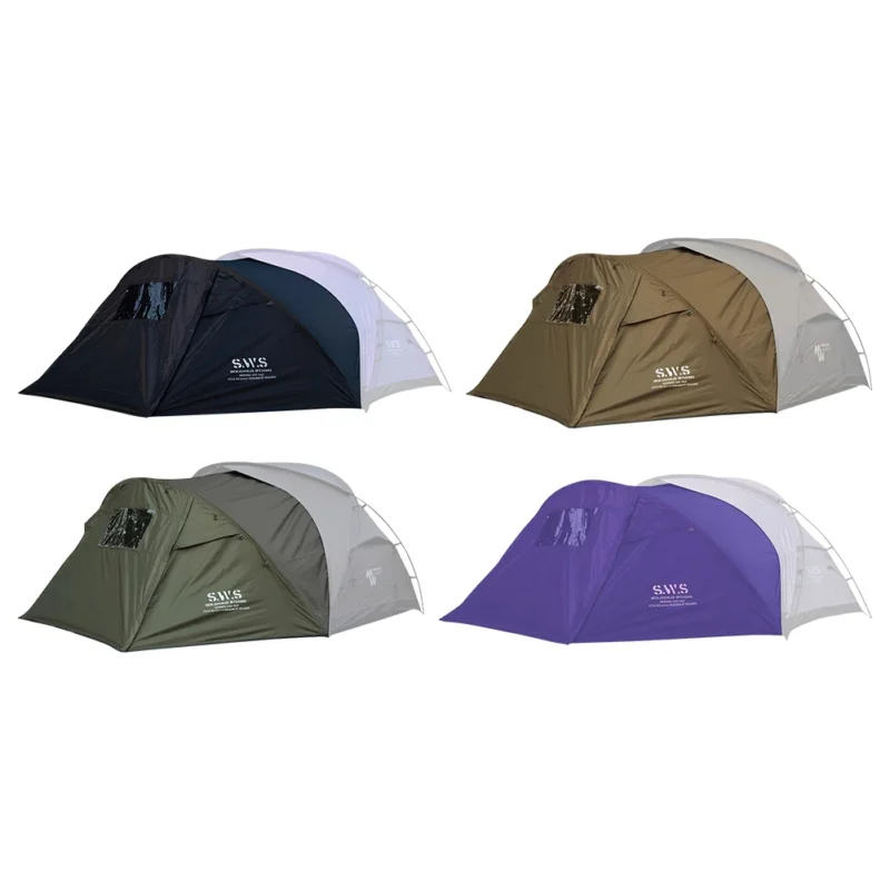 Ultralight Single Layer 2-Person Aluminum Pole Trekking Tent with Waterproof Protection for Backpacking Adventures - Image 4