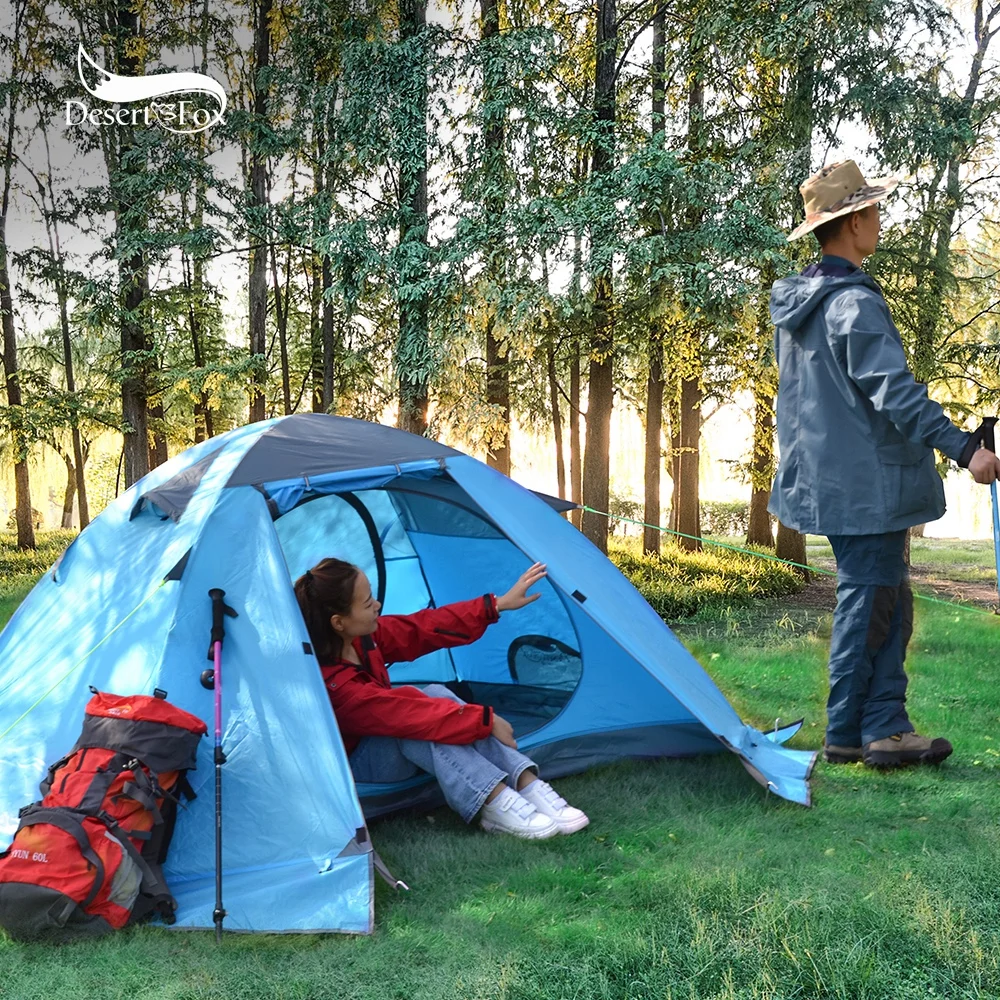 Winter tent with snow skirt feature for effective protection in snowy conditions