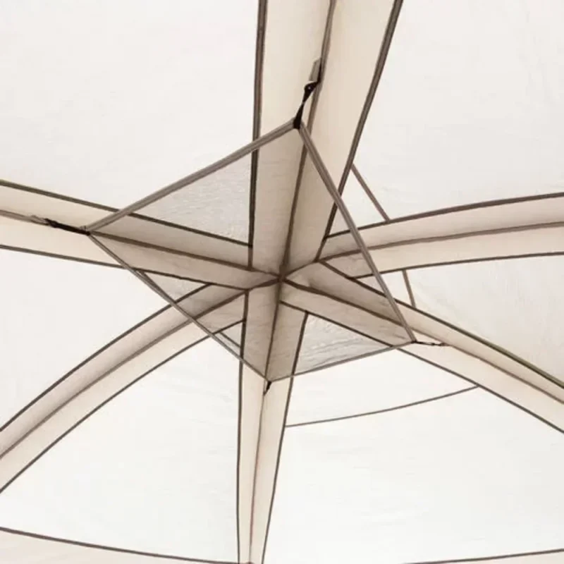 Spacious 10-Person Cabin Tent with Steel Frame & Two Bedrooms for Family Camping - Image 4