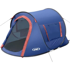 Instant Automatic Pop-Up 2-Person Camping Tent with Dual Doors for Beach and Hiking Adventures