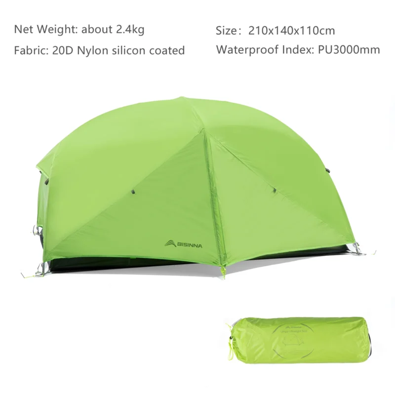 Ultralight Waterproof 2-Person Backpacking Tent with Double Layer for Three-Season Hiking - Image 8