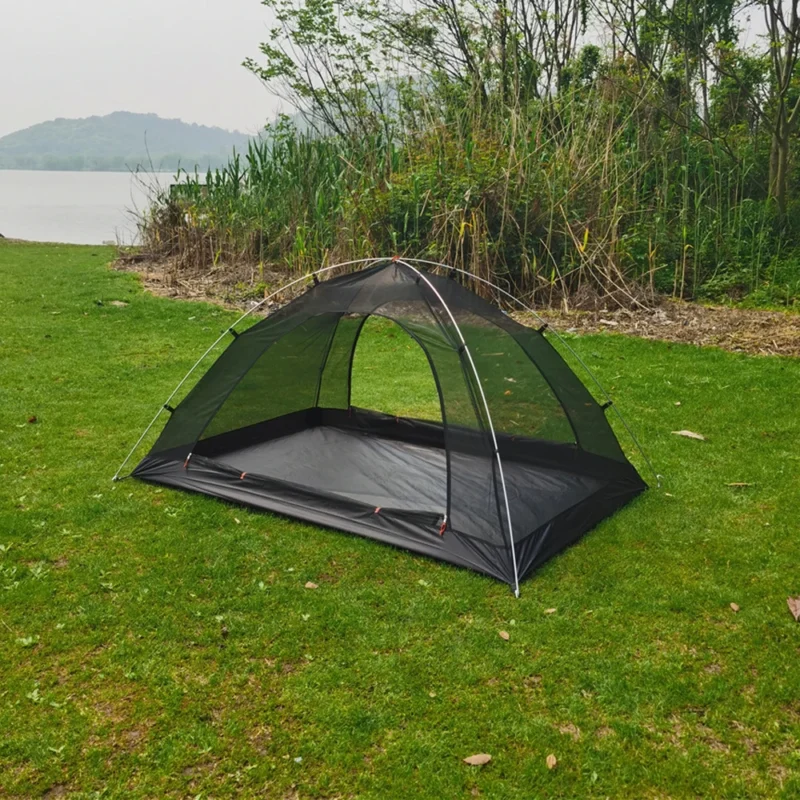 Ultralight 2-Person Mosquito Net Tent with Aluminum Poles for Bug-Free Camping Adventures - Image 2