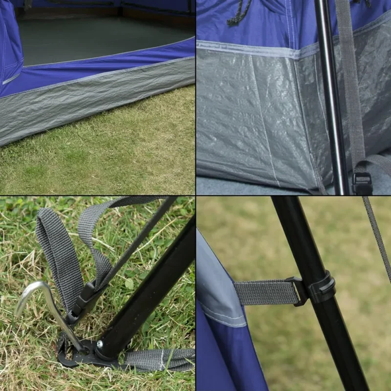 Ultralight 2-Person Dome Tent with Removable Rain Fly for 4-Season Backpacking and Camping - Image 3