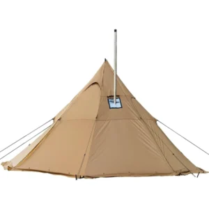 4-8 Person Tipi Hot Tent with Stove Jack for Winter Camping and Outdoor Cooking