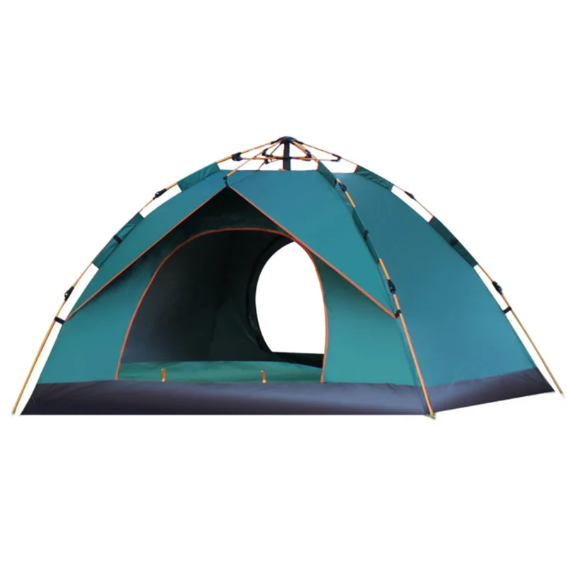 Instant Pop Up 2-Person Camping Tent Waterproof Polyester with Aluminum Poles for Outdoor Adventures - Image 7