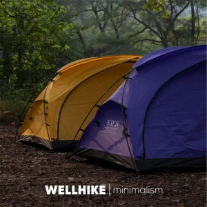 Ultralight 2-Person Backpacking Tent with Titanium Poles for 3-Season Hiking and Camping