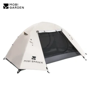 Double-Layer Aluminum Pole 2-Person Backpacking Tent with Rainfly for Three-Season Hiking