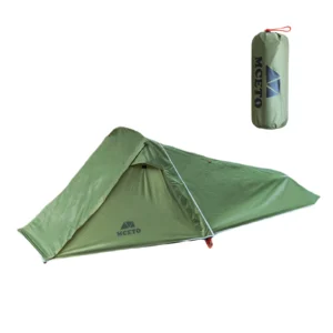 Ultralight Double Layer 2-Person Camping Tent with Aluminum Poles for Backpacking and Hiking