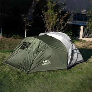 Ultralight Single Layer 2-Person Backpacking Tent with Aluminum Poles for 3-Season Hiking