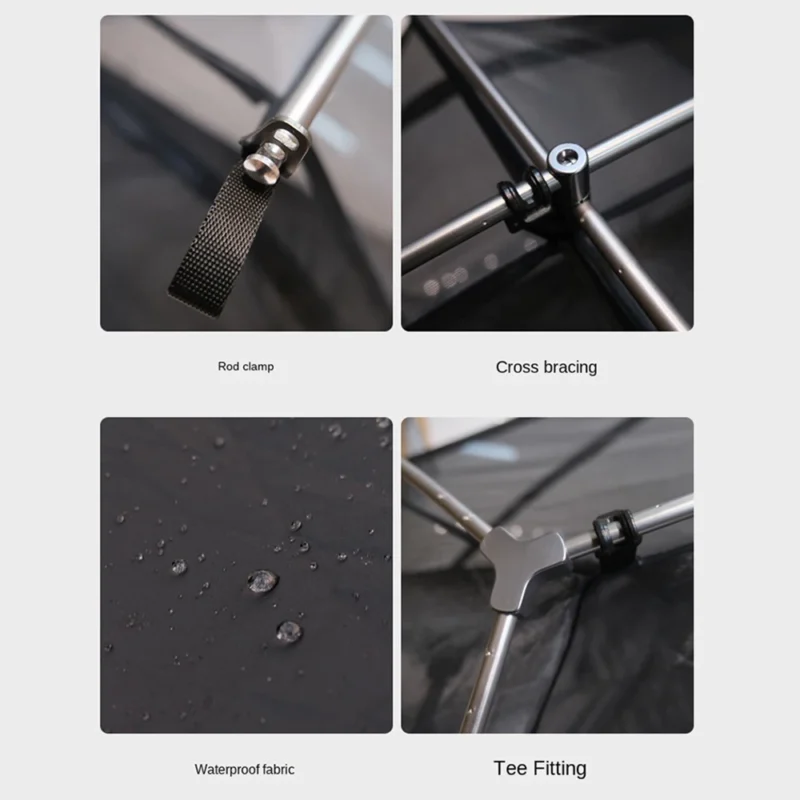 Lightweight Mesh Inner Tent for Camping Beds - Portable One-Person Insect Protection for Summer Hiking - Image 3
