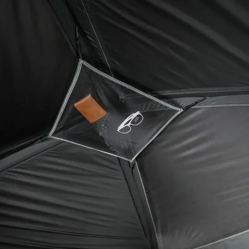 Spacious Dark Rest Cabin Tent with Skylight Panels for Family Camping 6-Person - Image 5