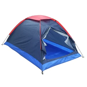 Lightweight Aluminum Pole 2-Person Single Layer Camping Tent with Carry Bag for 3-Season Outdoor Adventures