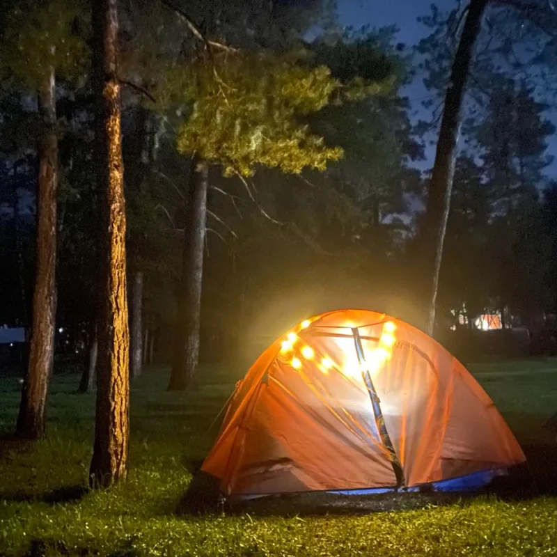 Ultralight Double Layer 2-Person Dome Tent with Aluminum Poles for 3-Season Hiking and Camping - Image 6