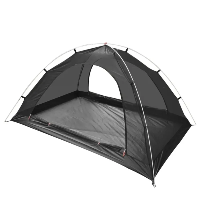 Ultralight Mesh 2-Person Dome Tent with Aluminum Poles for Summer Camping and Insect Protection - Image 2