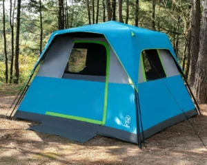 Ultralight Aluminum Double-Layer 2-Person Trekking Tent with Blackout Features for Outdoor Adventures